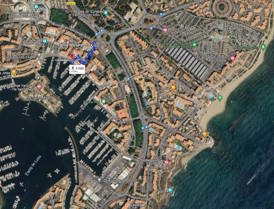 Studio Centre Port, Cap D'Agde Εξωτερικό φωτογραφία